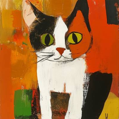 Süßes Kätzchen mit Stilreferenz-Code 4169851006