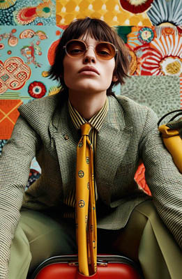 KI-basiertes Kunstwerk von Kelly Boesch mit surrealen Merging-Szenen