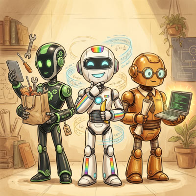 Die großen KI-Plattformen haben unterschiedliche Charaktere. Wer ist dein Typ?