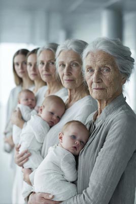 Longevity – Generationenporträt von Frauen verschiedener Altersgruppen