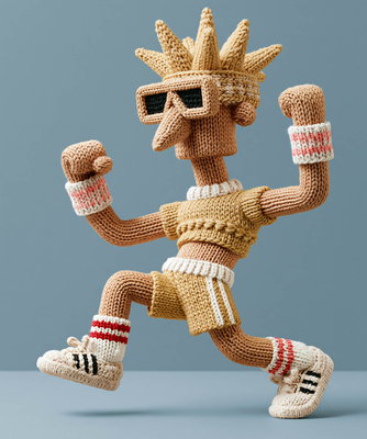 Knitted Moves – gestrickte Tanzfigur, Bild 2