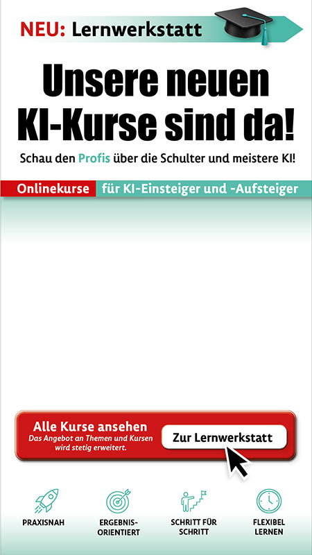 KI-BUZZER Lernwerkstatt – Onlinekurse